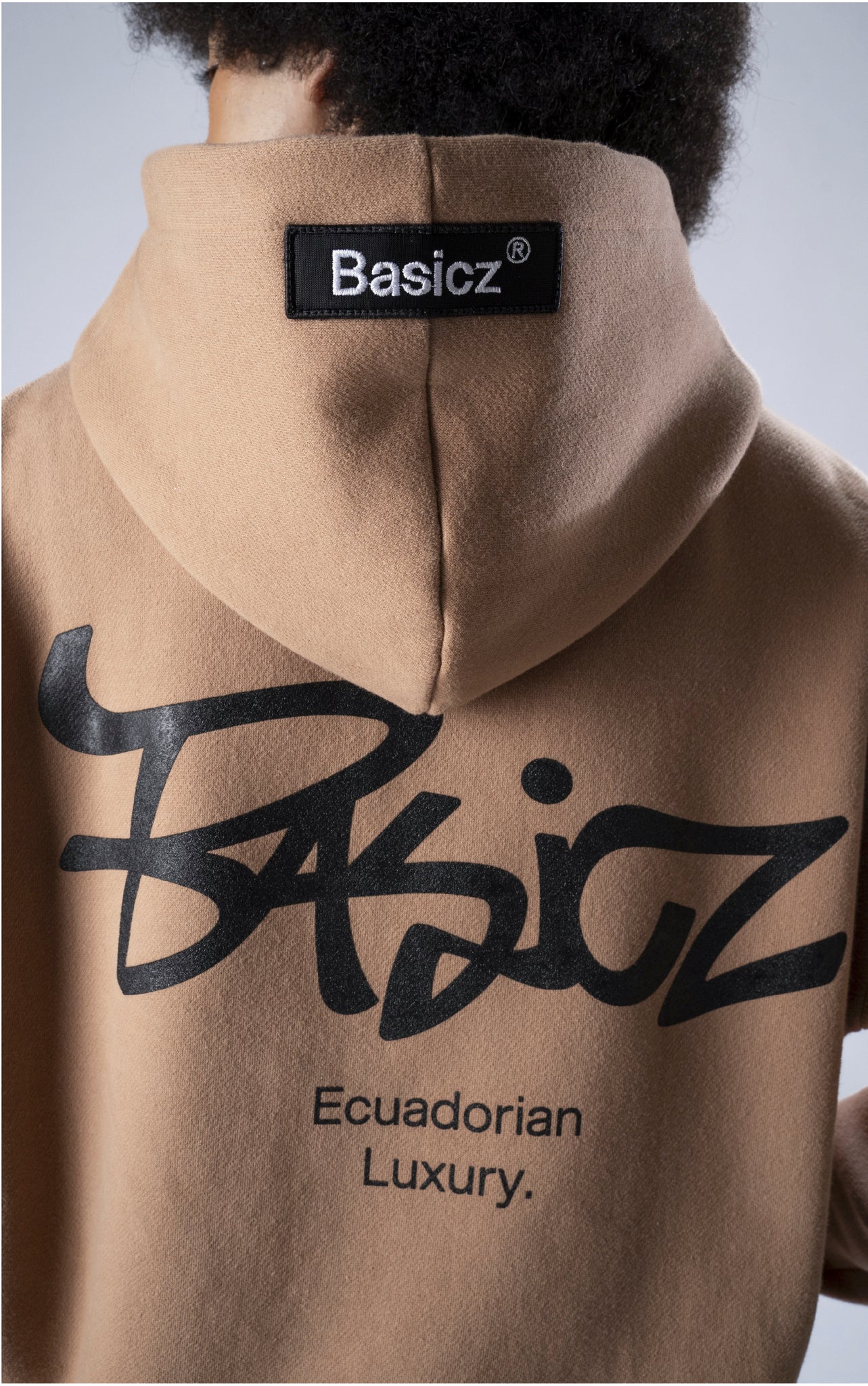 BASICZ STUDIO TAG BEIGE HOODIE