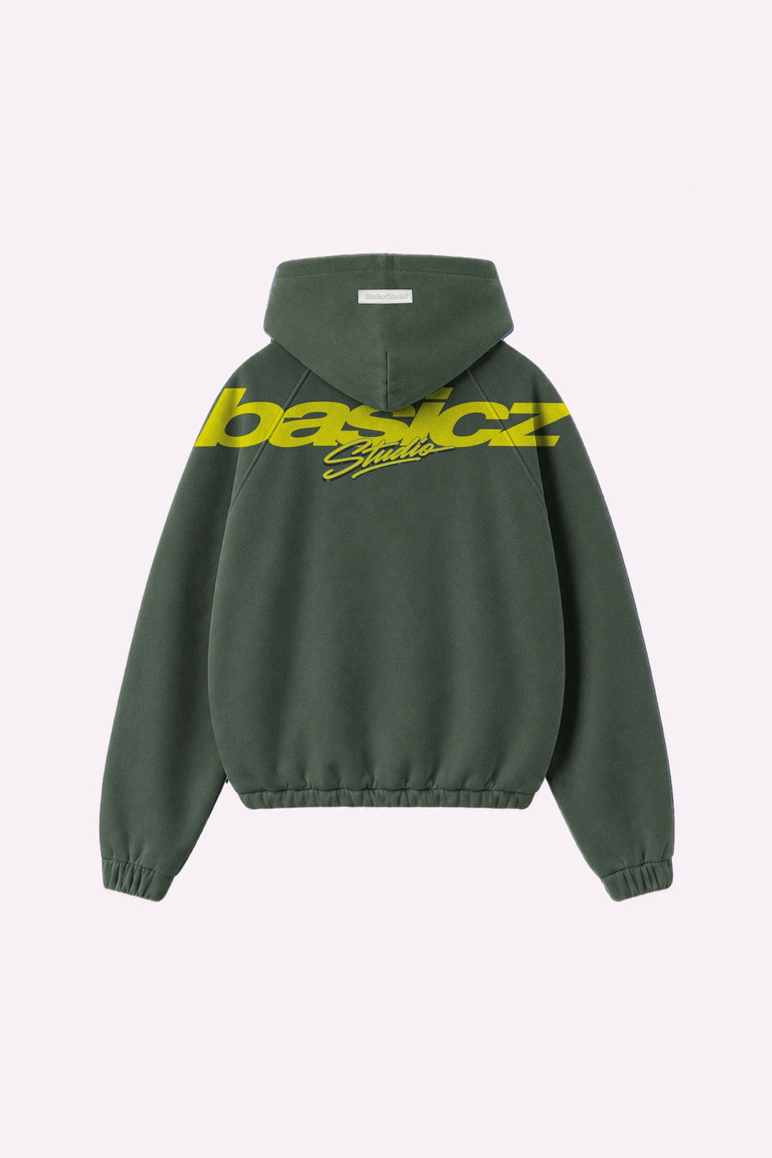 BASICZ SIGN HOODIE MILITAR GREEN