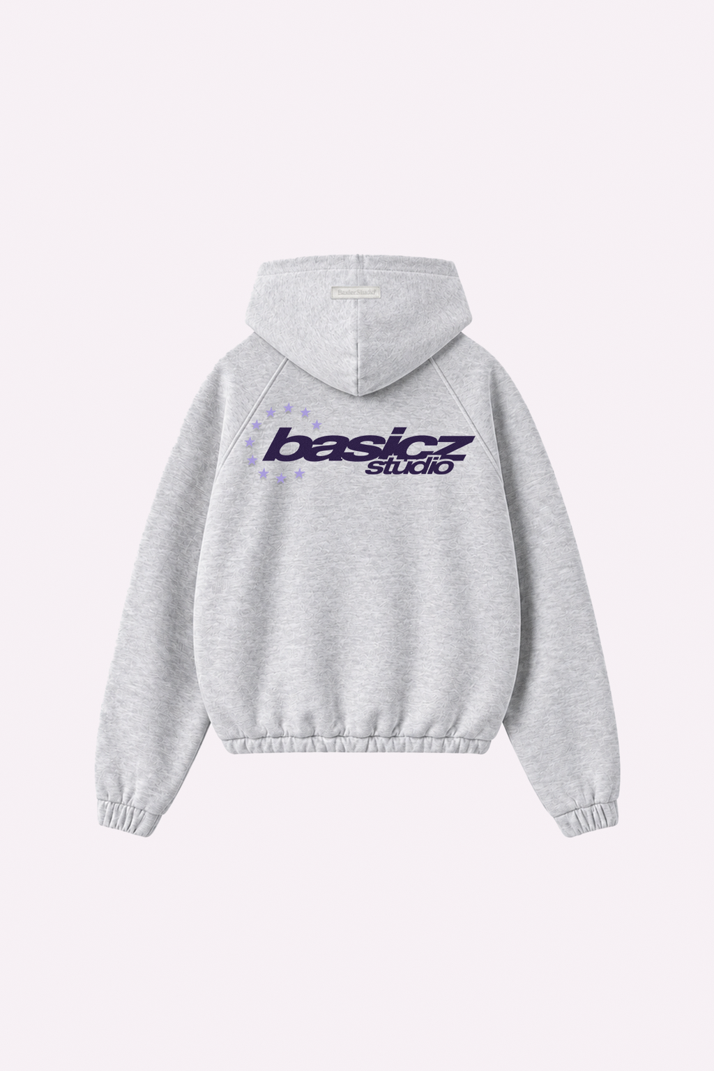 STAR HOODIE GRAY AND LILA