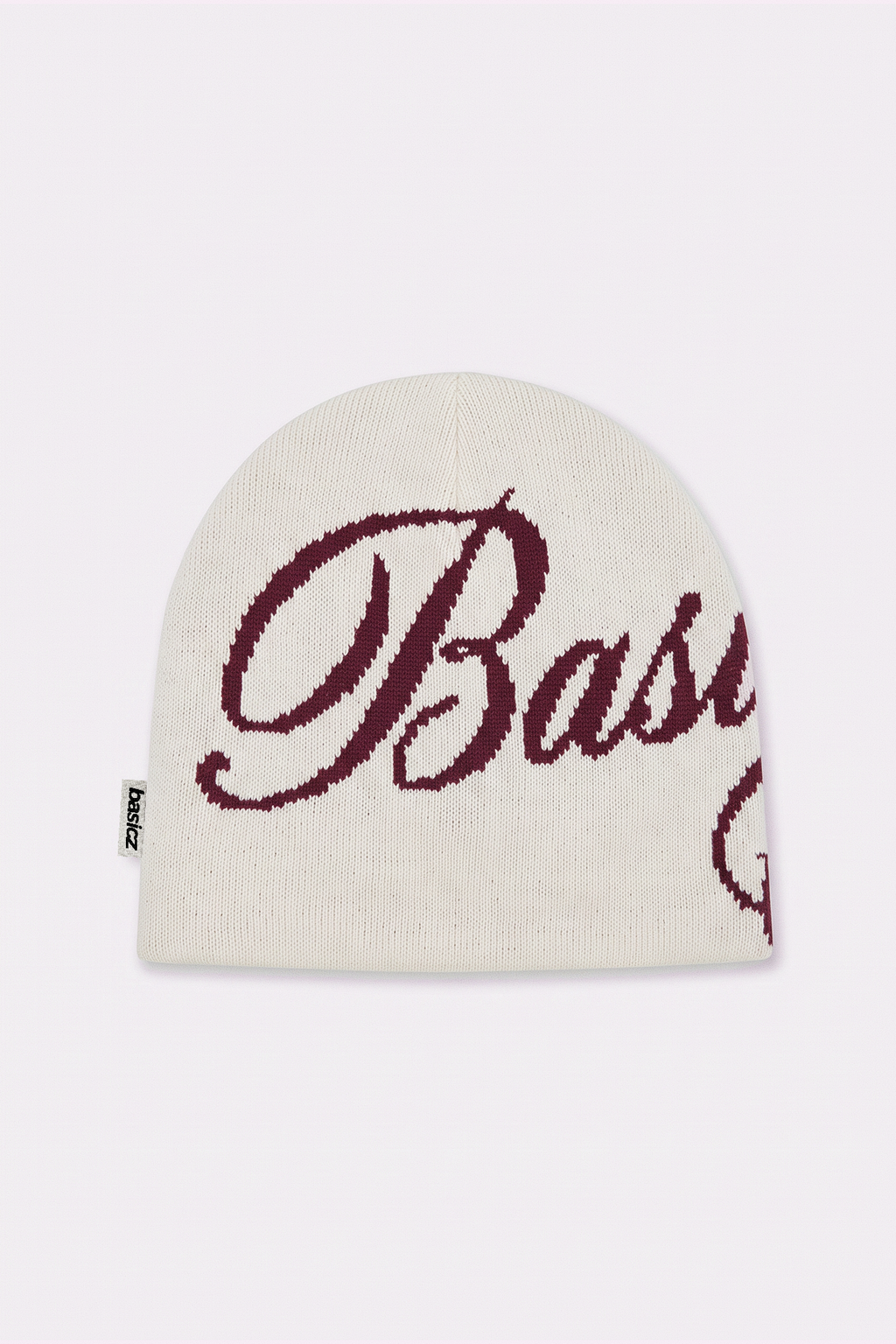 Beanie Script — Cream — frente