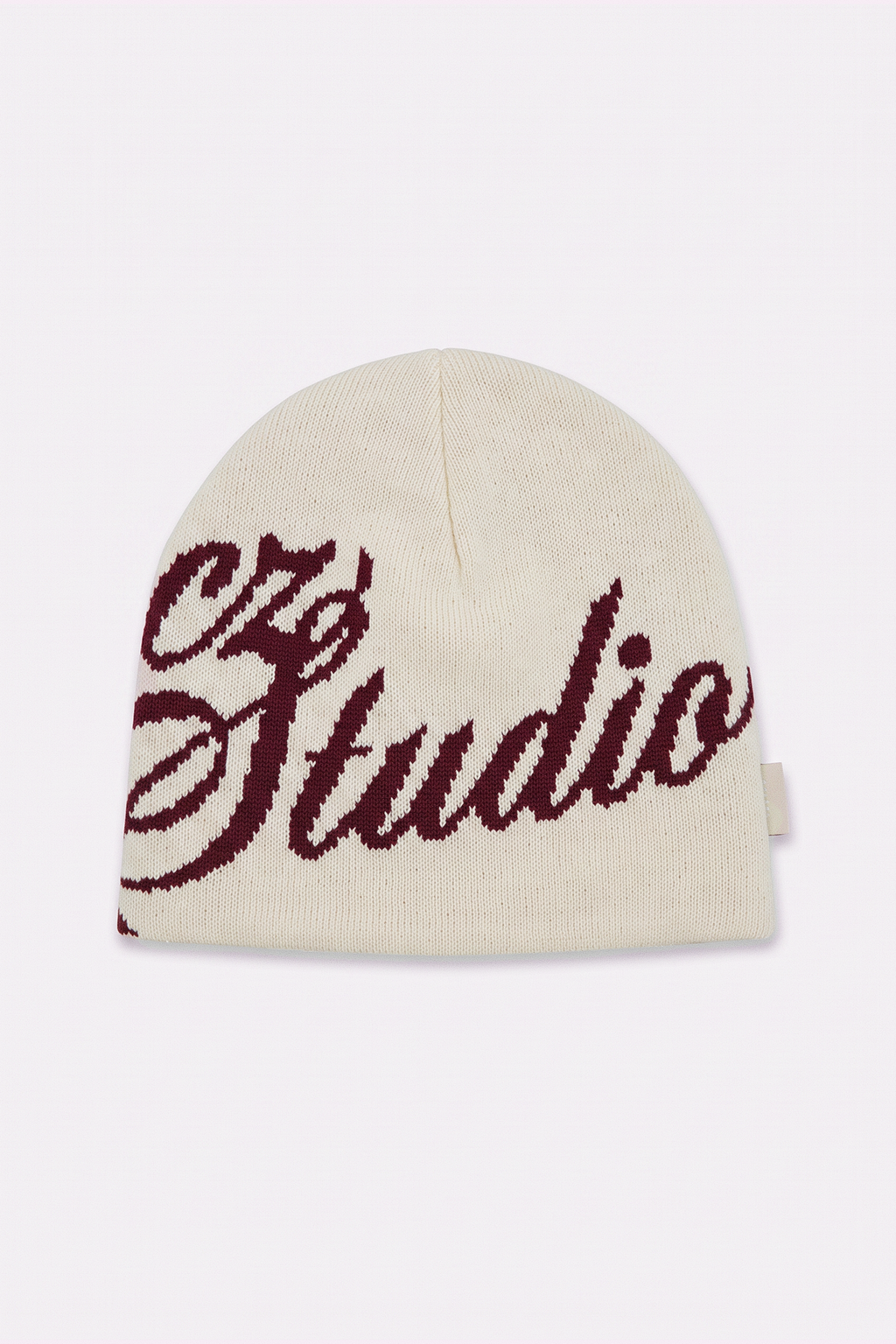 Beanie Script — Cream — espalda