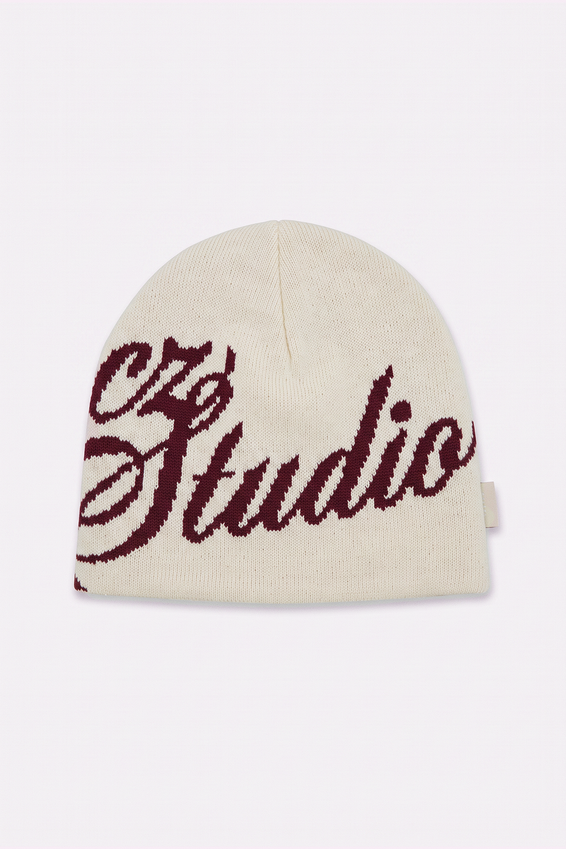 Beanie Script — Cream — espalda