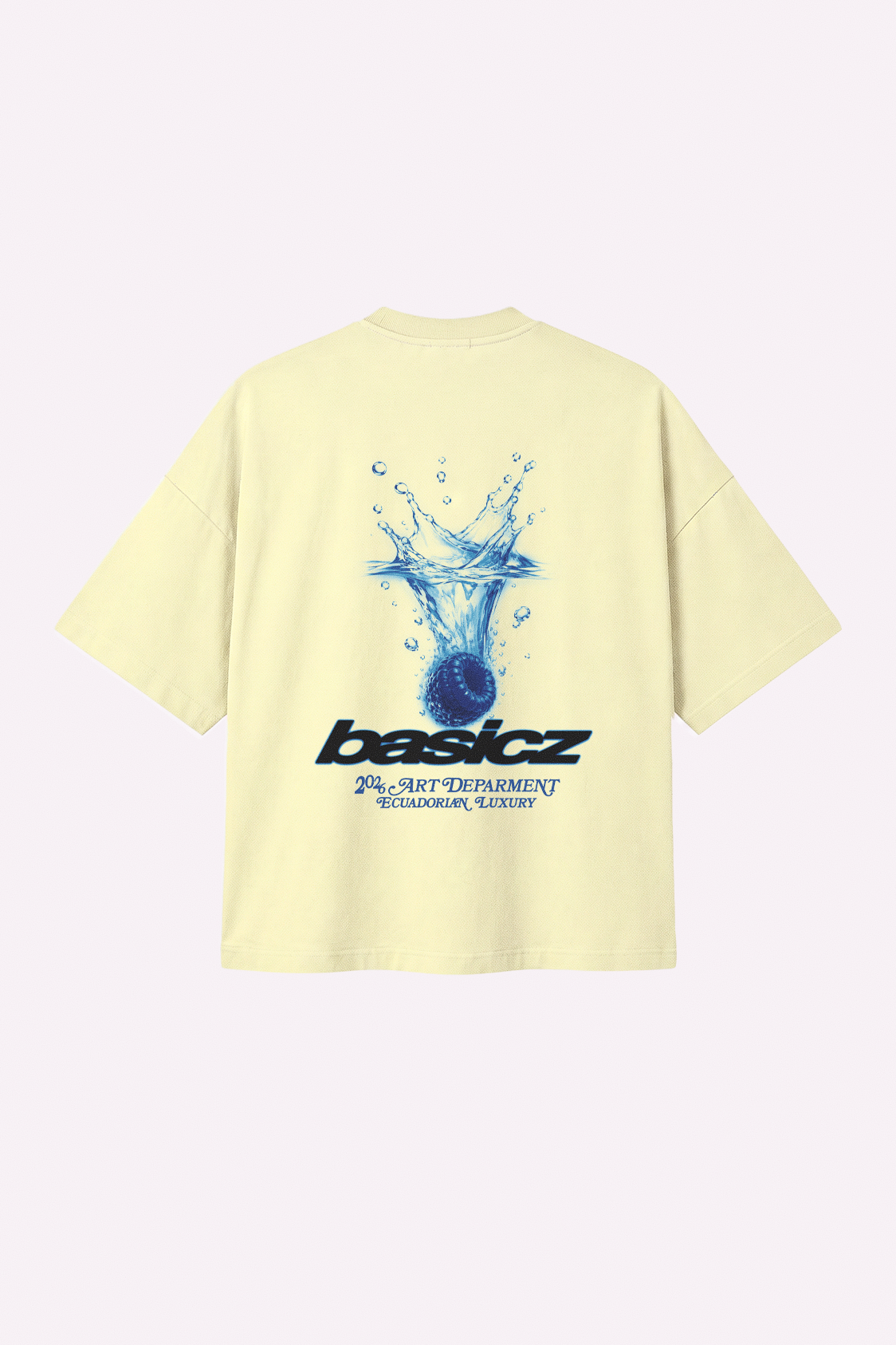Berry Splash Tshirt — Butter — espalda