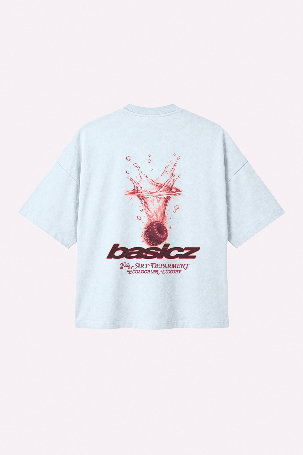 Berry Splash Tshirt — Ice — espalda