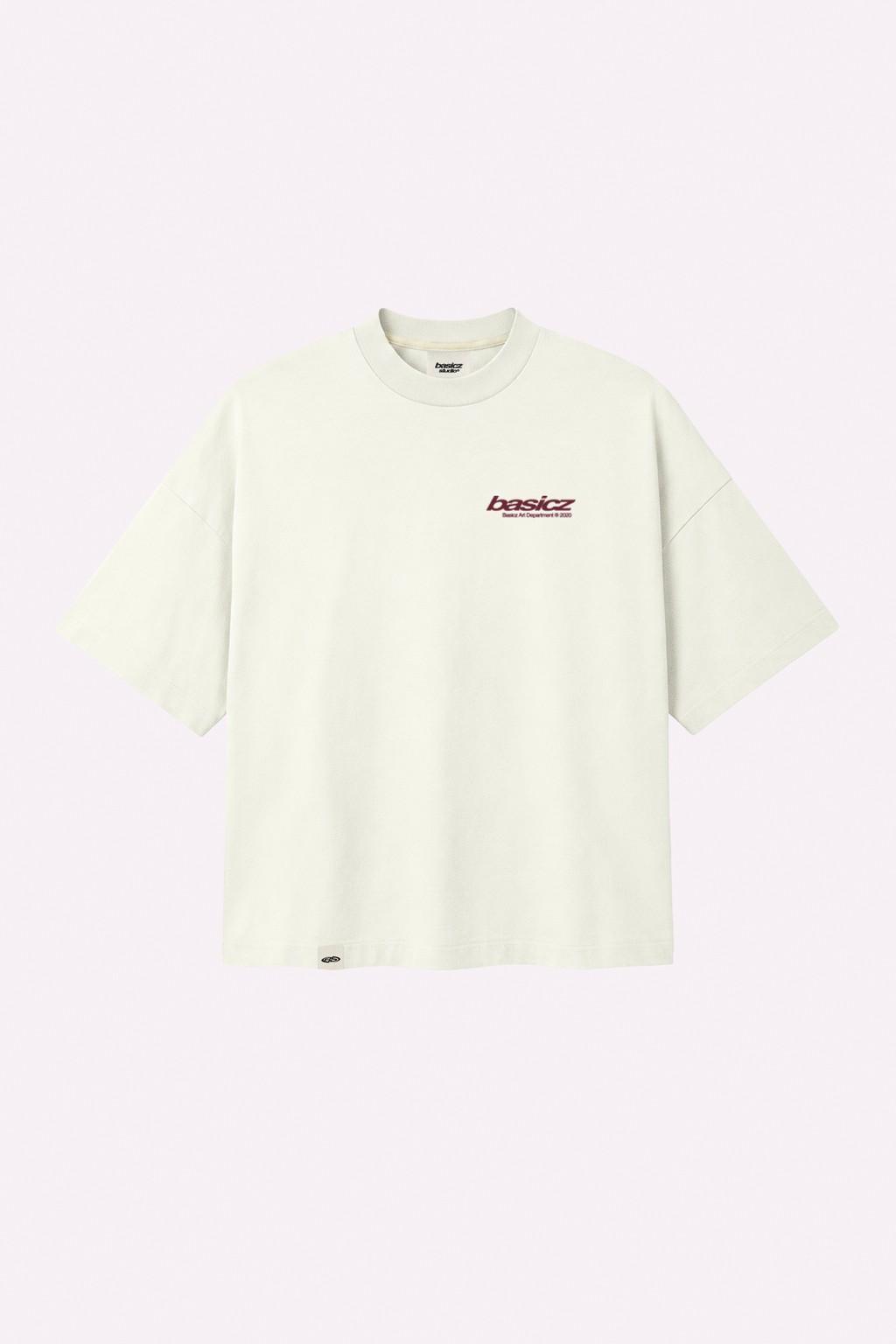 Berry Splash Tshirt — White — frente