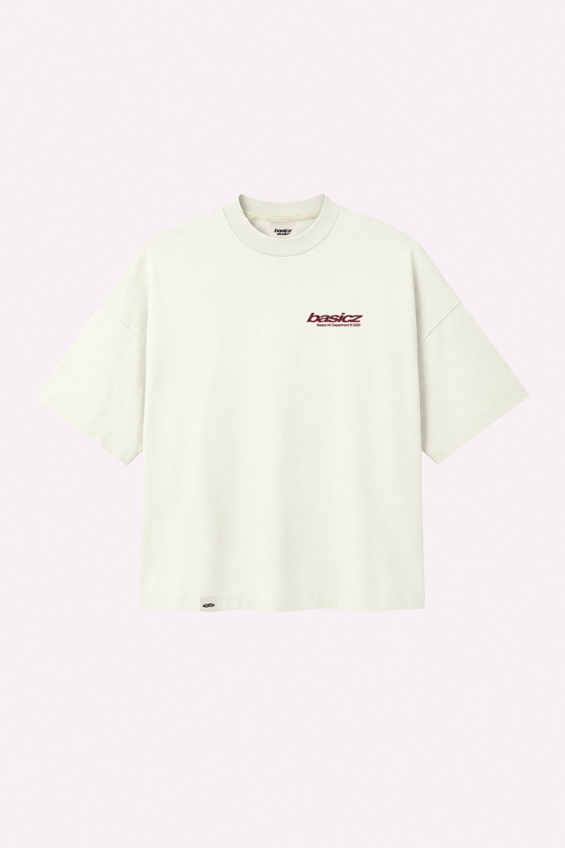 Berry Splash Tshirt — White — frente