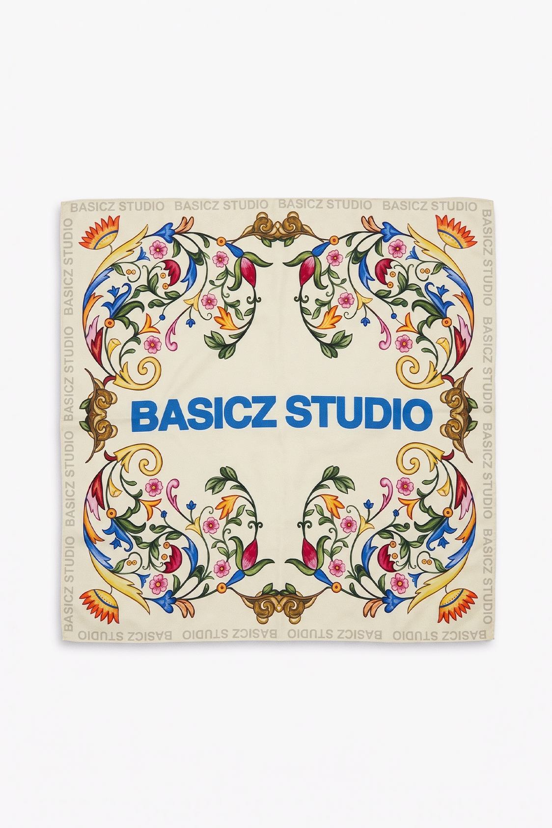 Blooming Sun Cream Bandana — frente