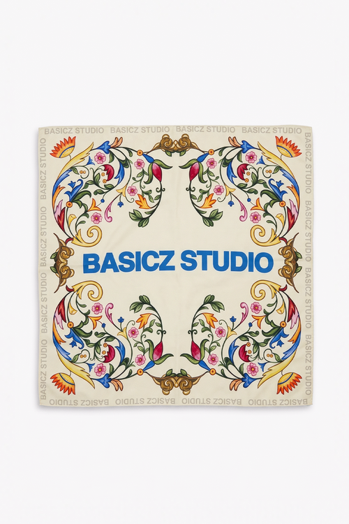 Blooming Sun Cream Bandana — frente