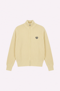 Knit Zip-Up — Butter — frente
