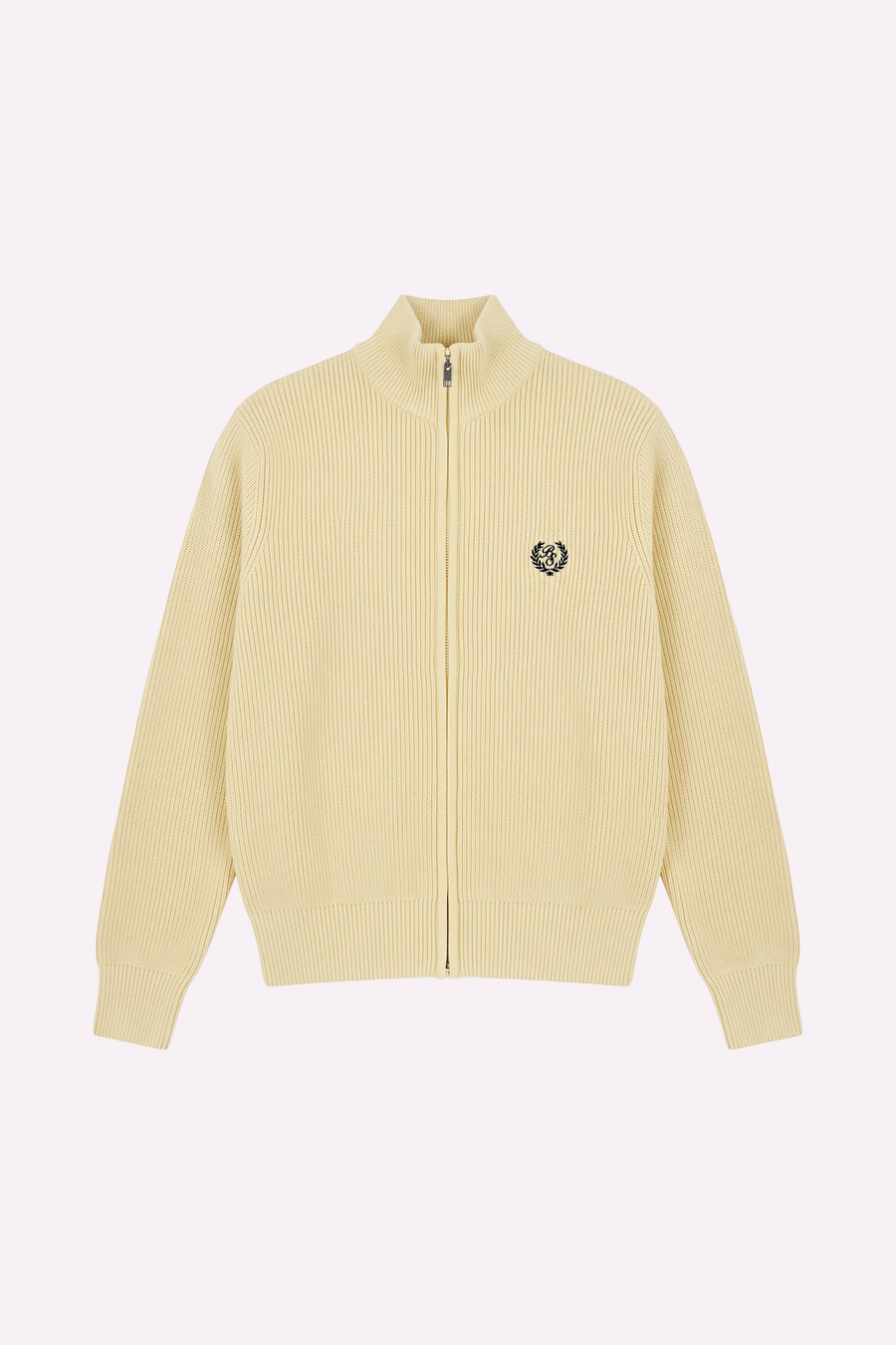 Knit Zip-Up — Butter — frente