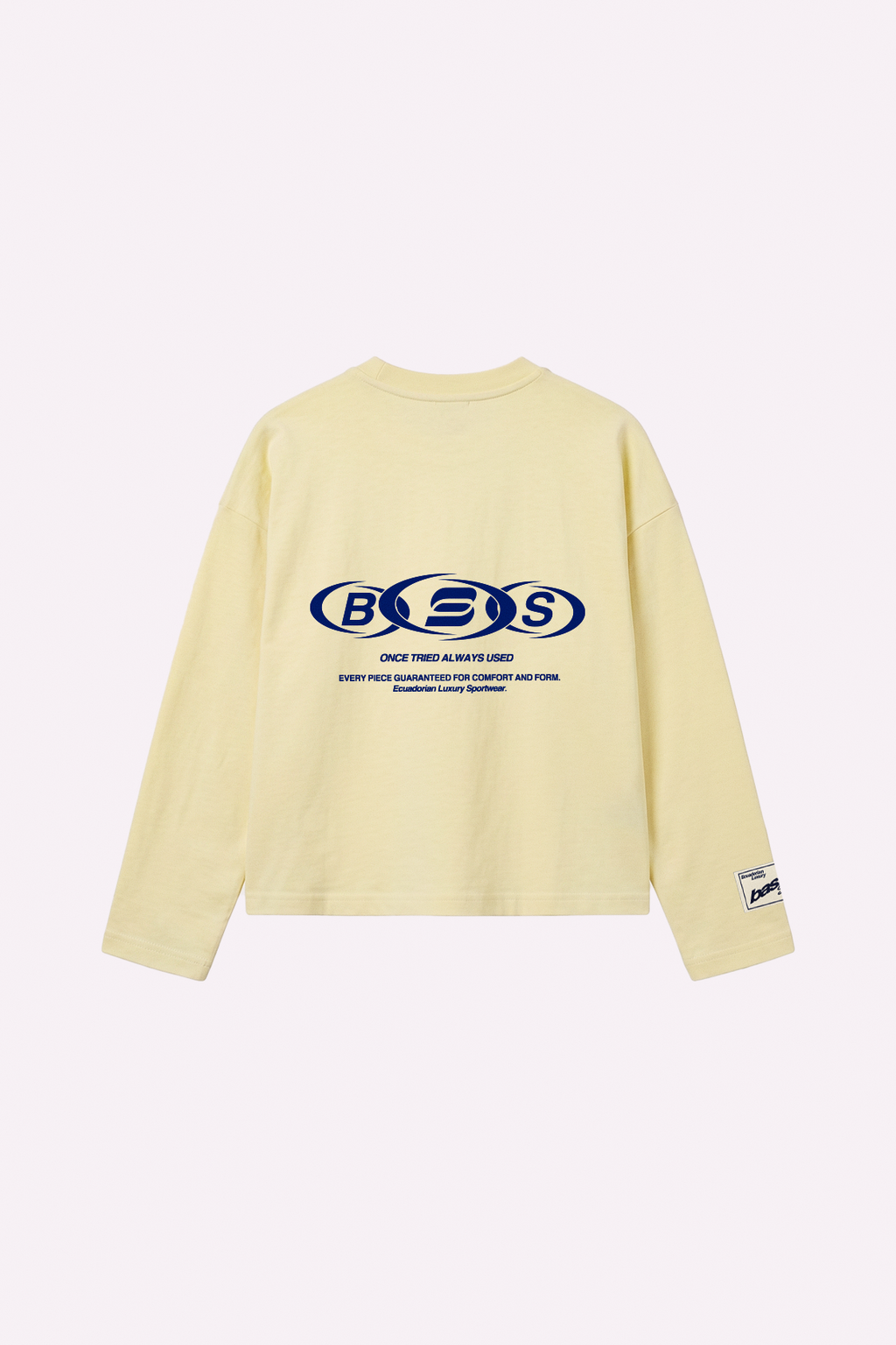 Core Longsleeve — Butter — espalda
