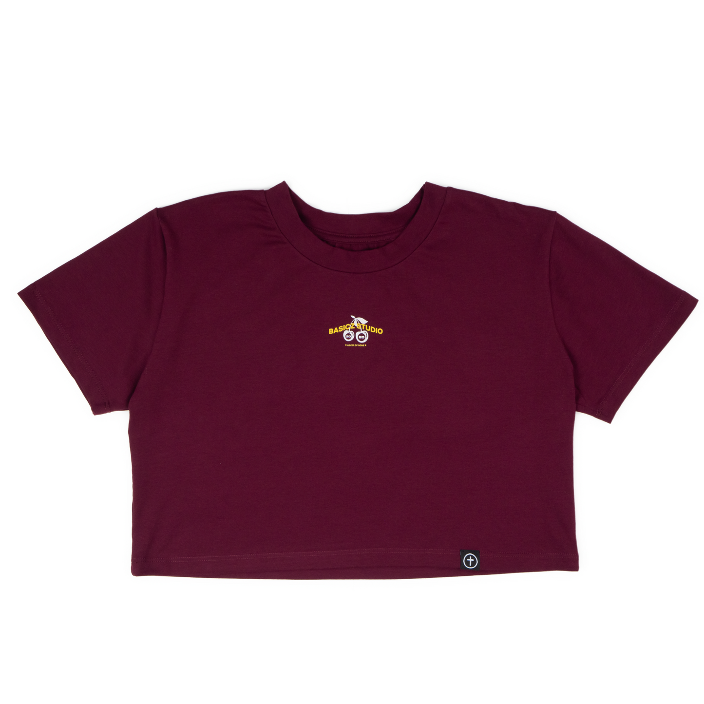 WINE CHERRY CROP TOP