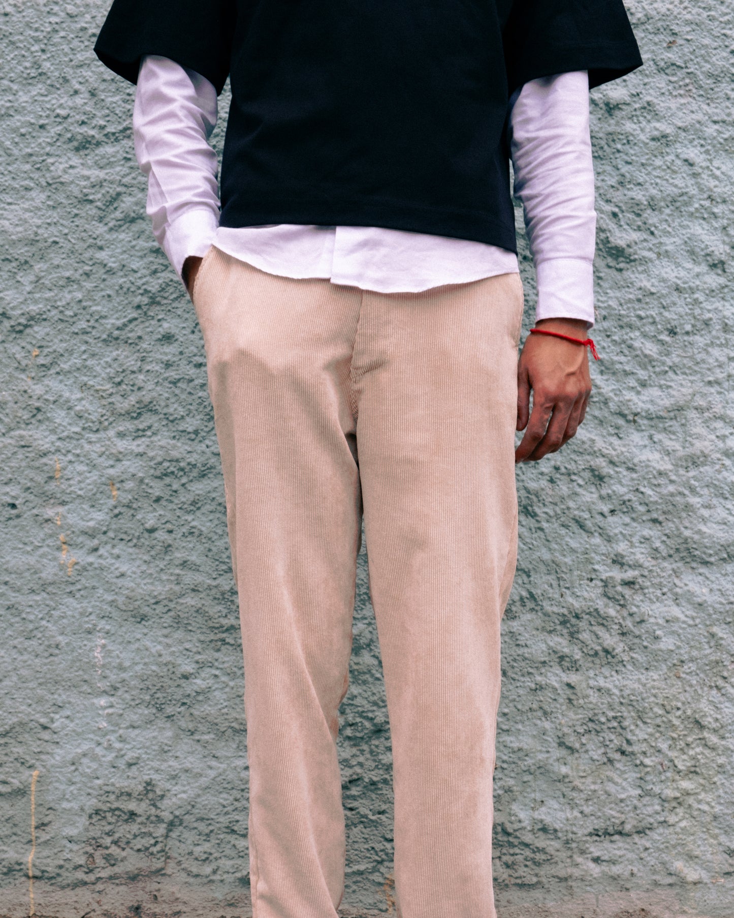 STRAIGHT BEIGE PANA PANT