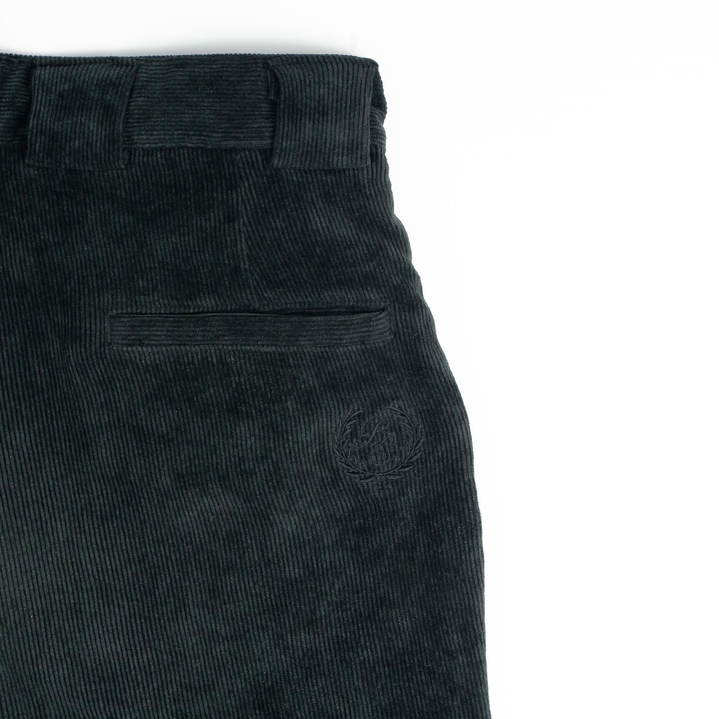 STRAIGHT BLACK PANA PANT