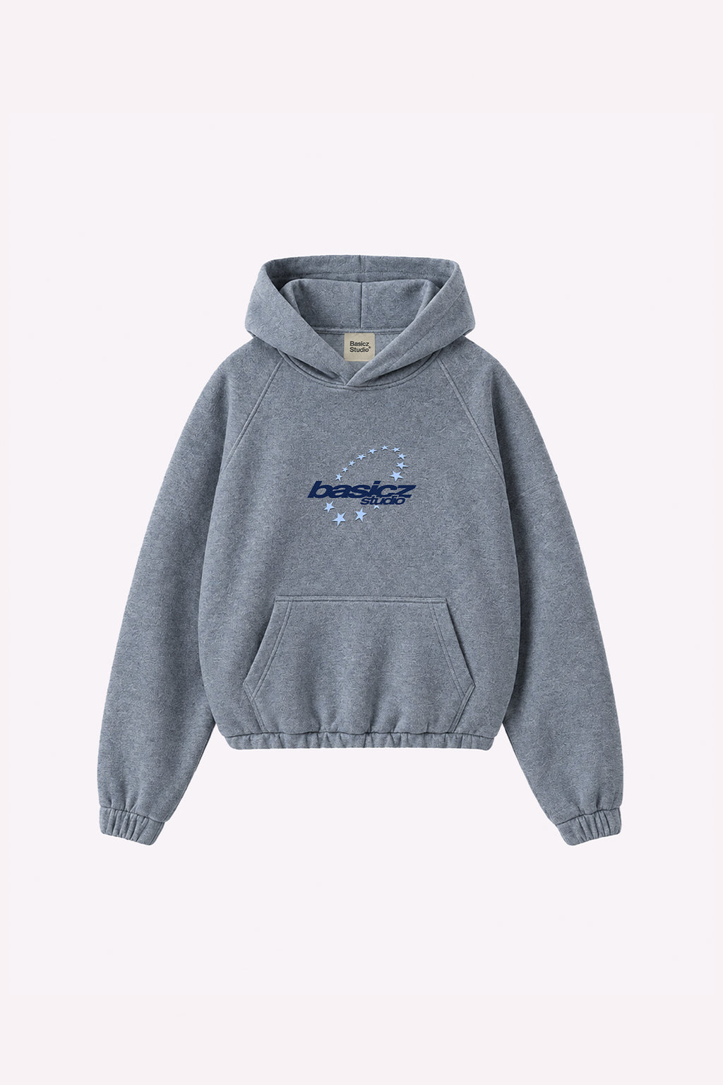 STAR HOODIE  ZEBRA GREY