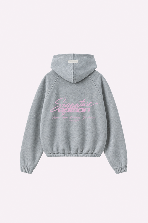 SIGNATURE HOODIE GREY