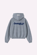 STAR HOODIE  ZEBRA GREY