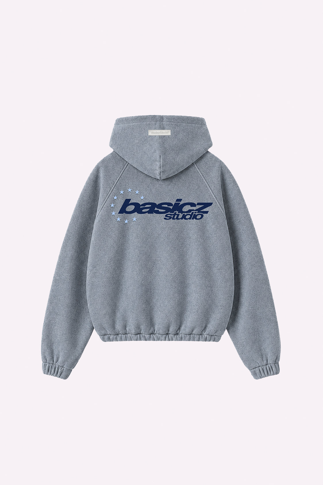 STAR HOODIE  ZEBRA GREY
