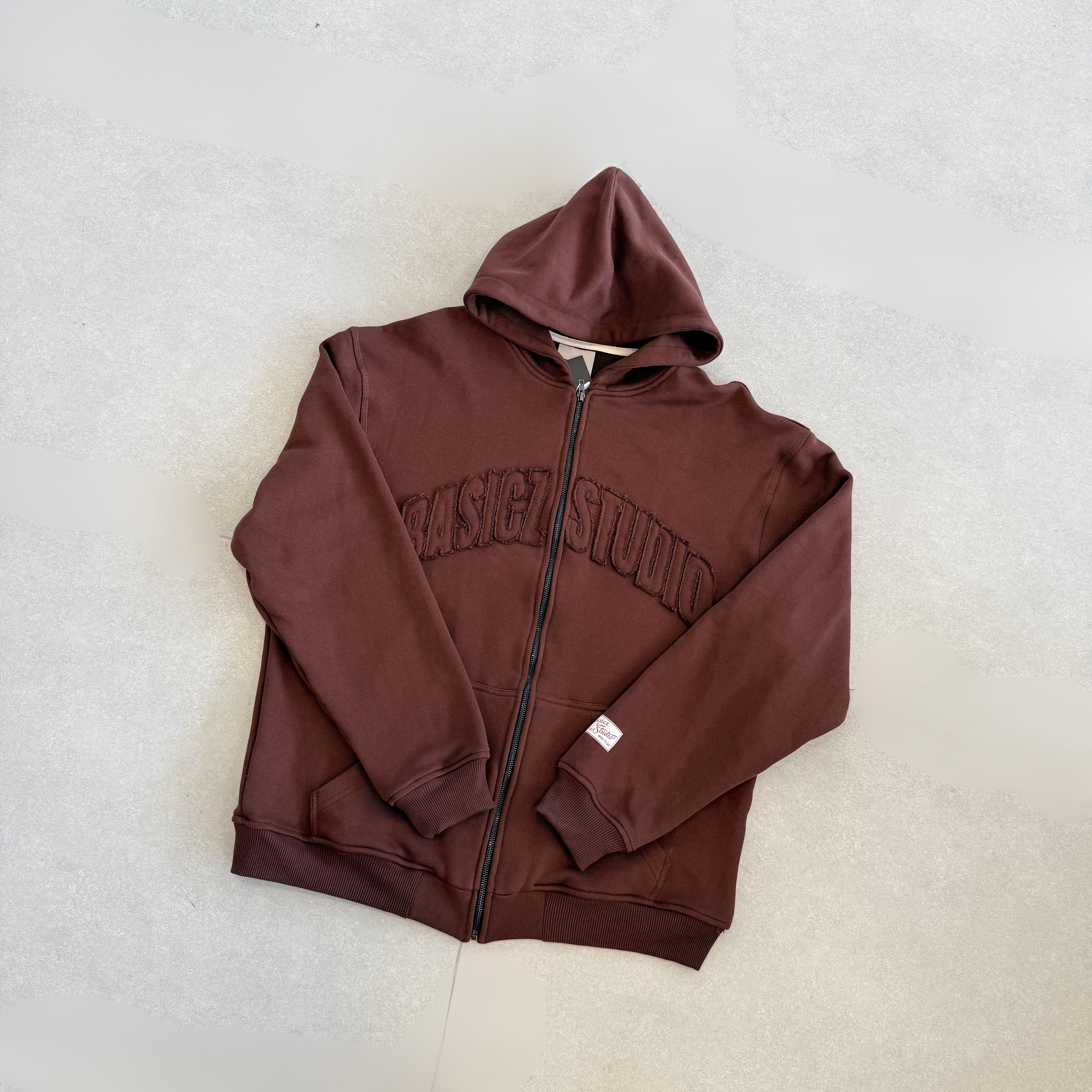 MOCHA ZIPPER HOODIE