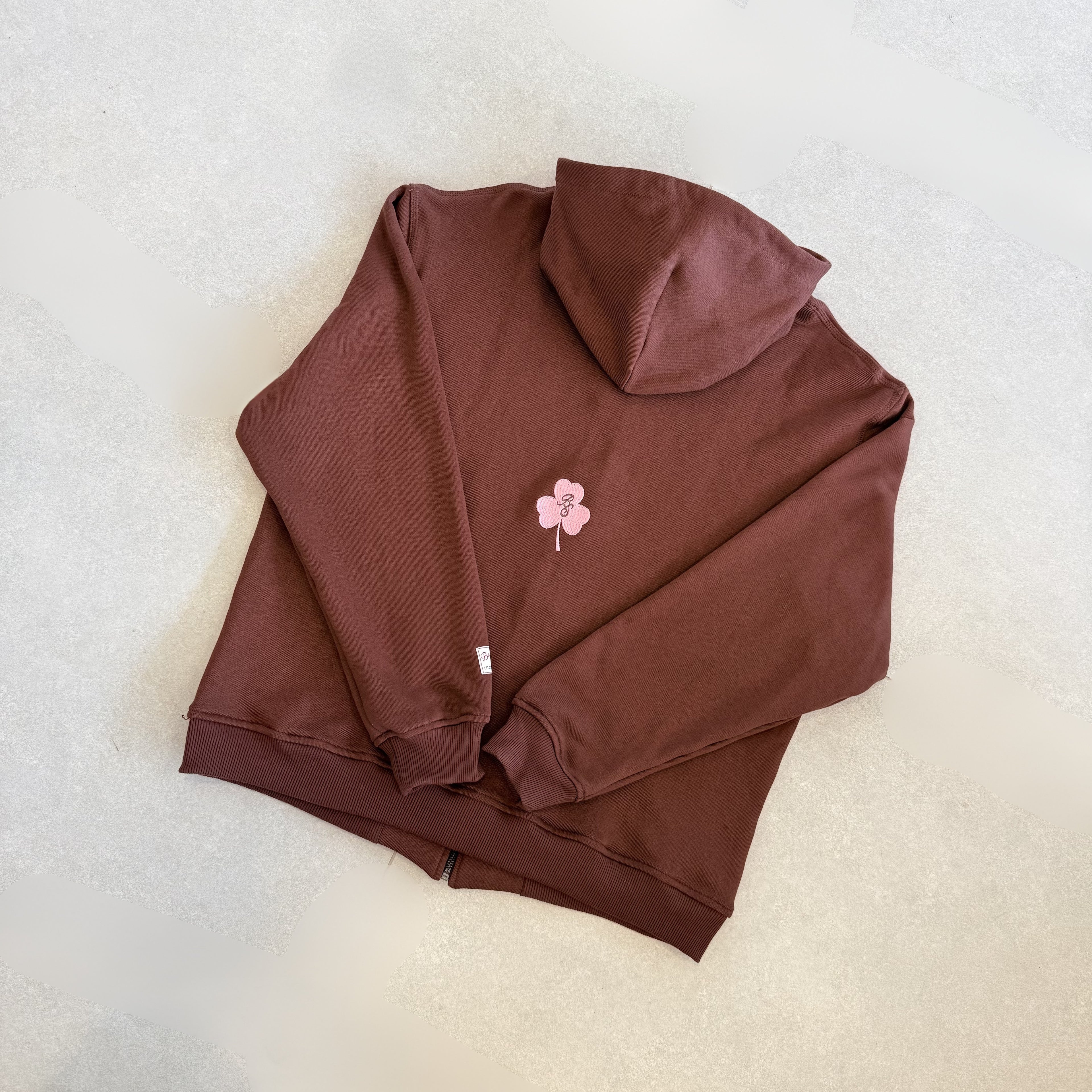 MOCHA ZIPPER HOODIE
