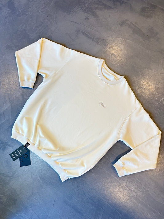 Fancy Pana White Crewneck