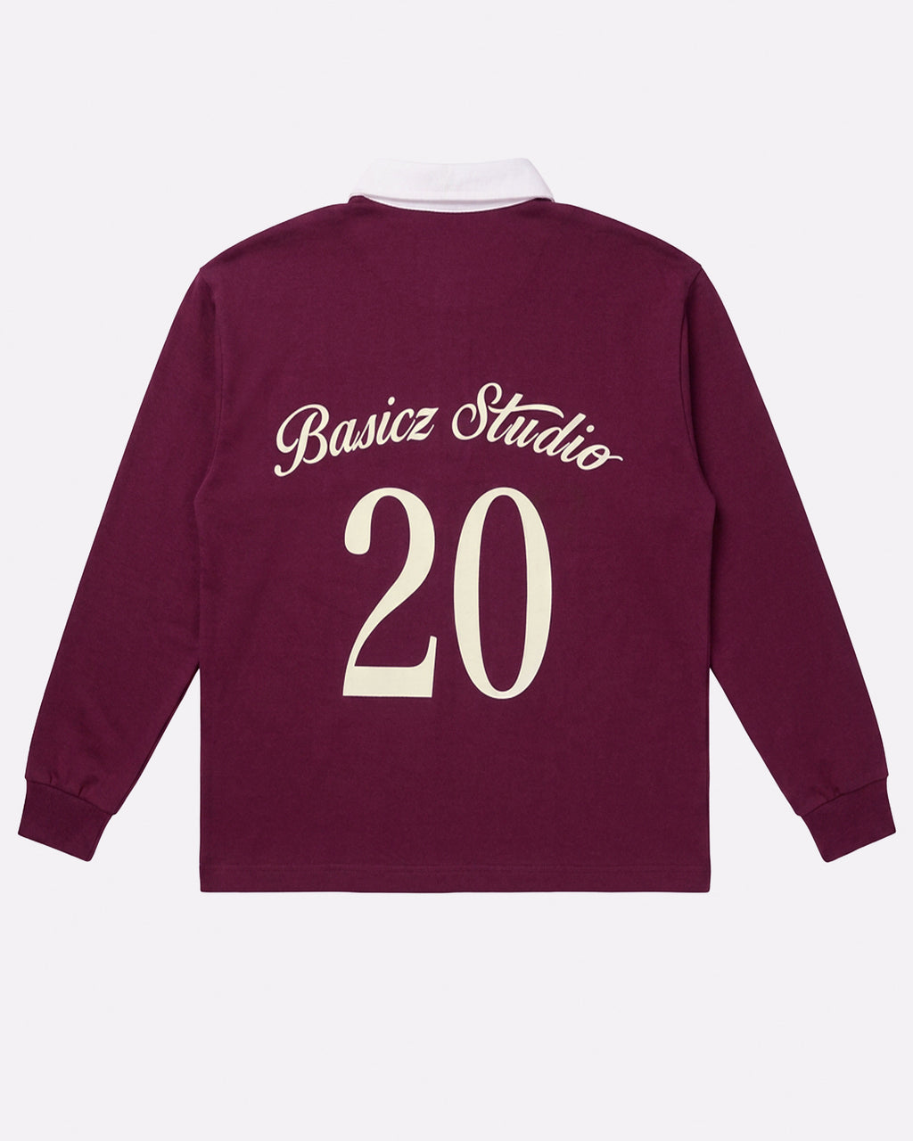 UNITED LONGSLEEVE POLO BURGUNDY