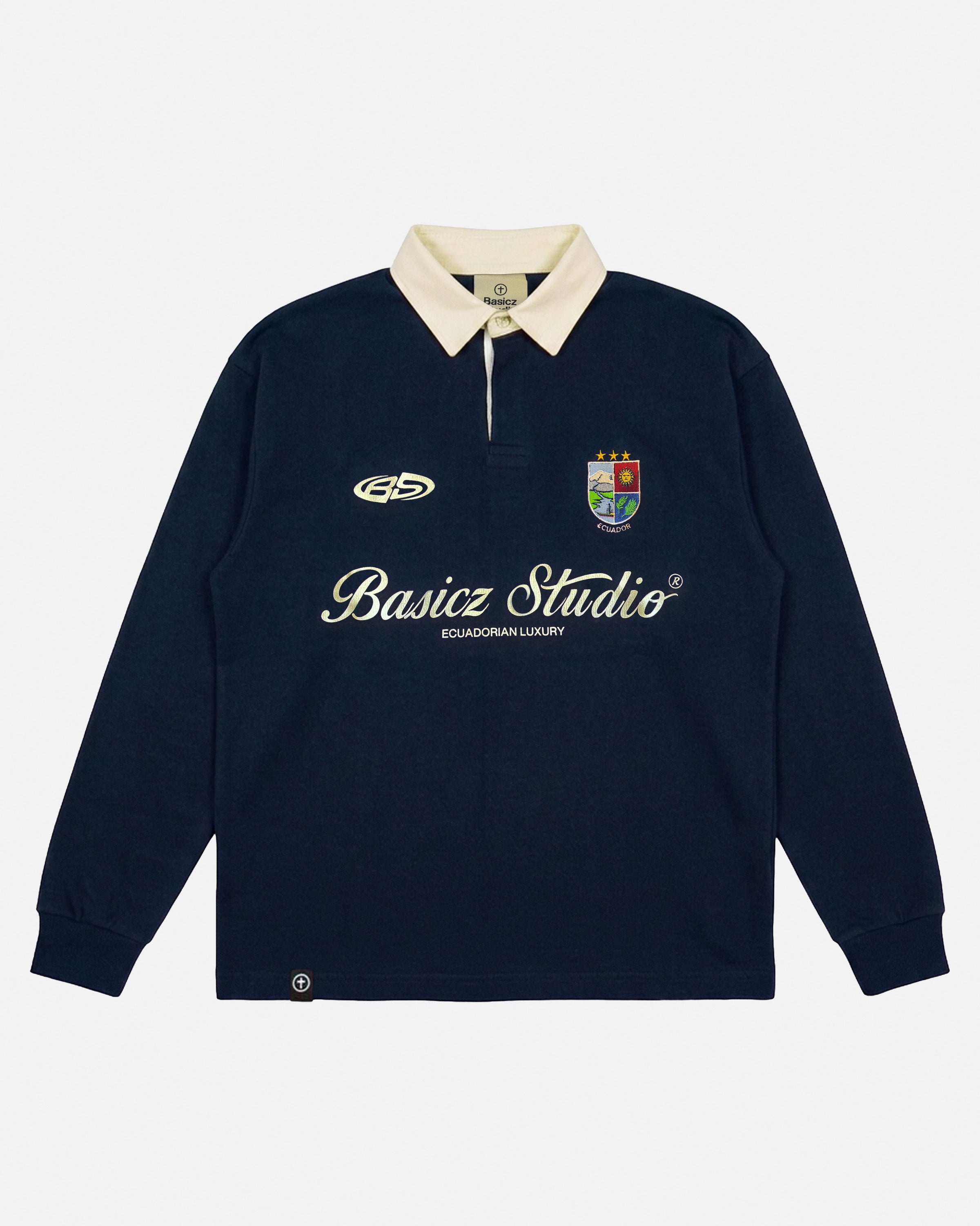 UNITED LONGSLEEVE POLO NAVY BLUE