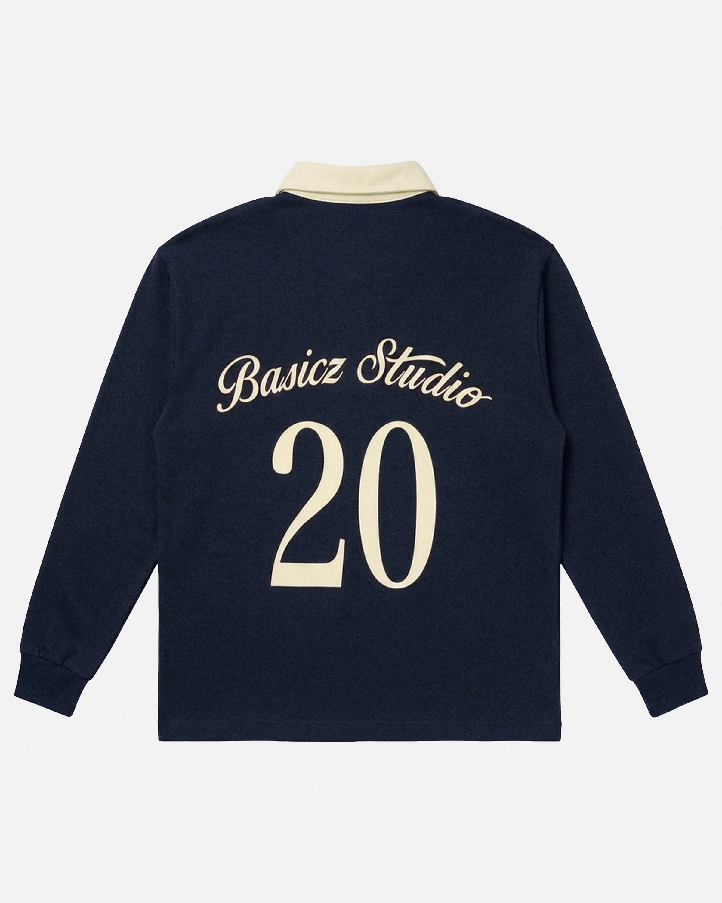 UNITED LONGSLEEVE POLO NAVY BLUE