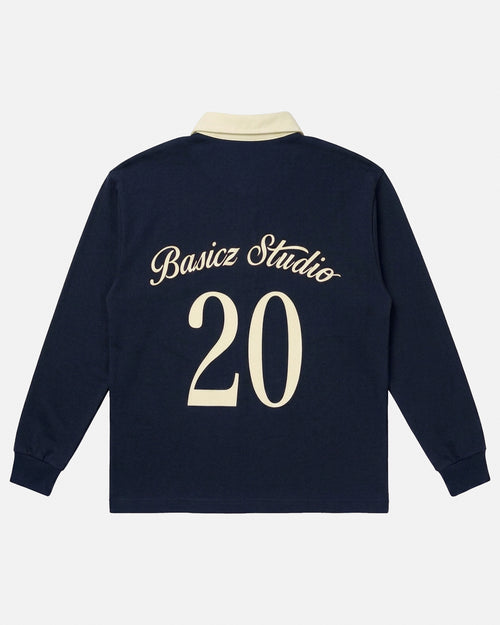 UNITED LONGSLEEVE POLO NAVY BLUE