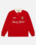 UNITED LONGSLEEVE POLO RED
