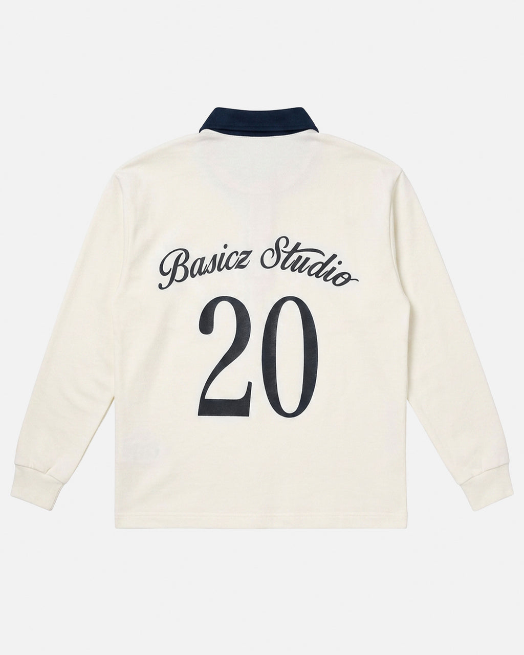 UNITED LONGSLEEVE POLO OFF WHITE