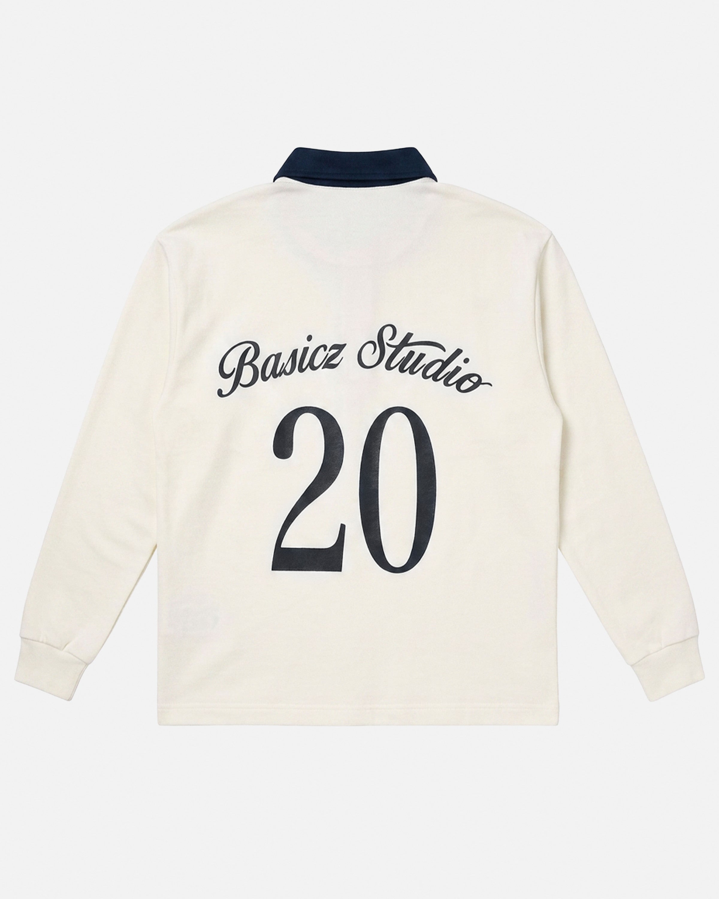 UNITED LONGSLEEVE POLO OFF WHITE
