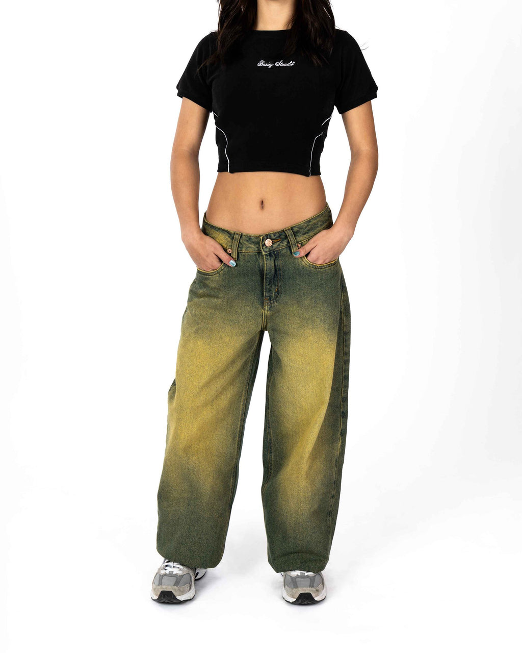 KIMURA ACID WASH PANT WOMEN