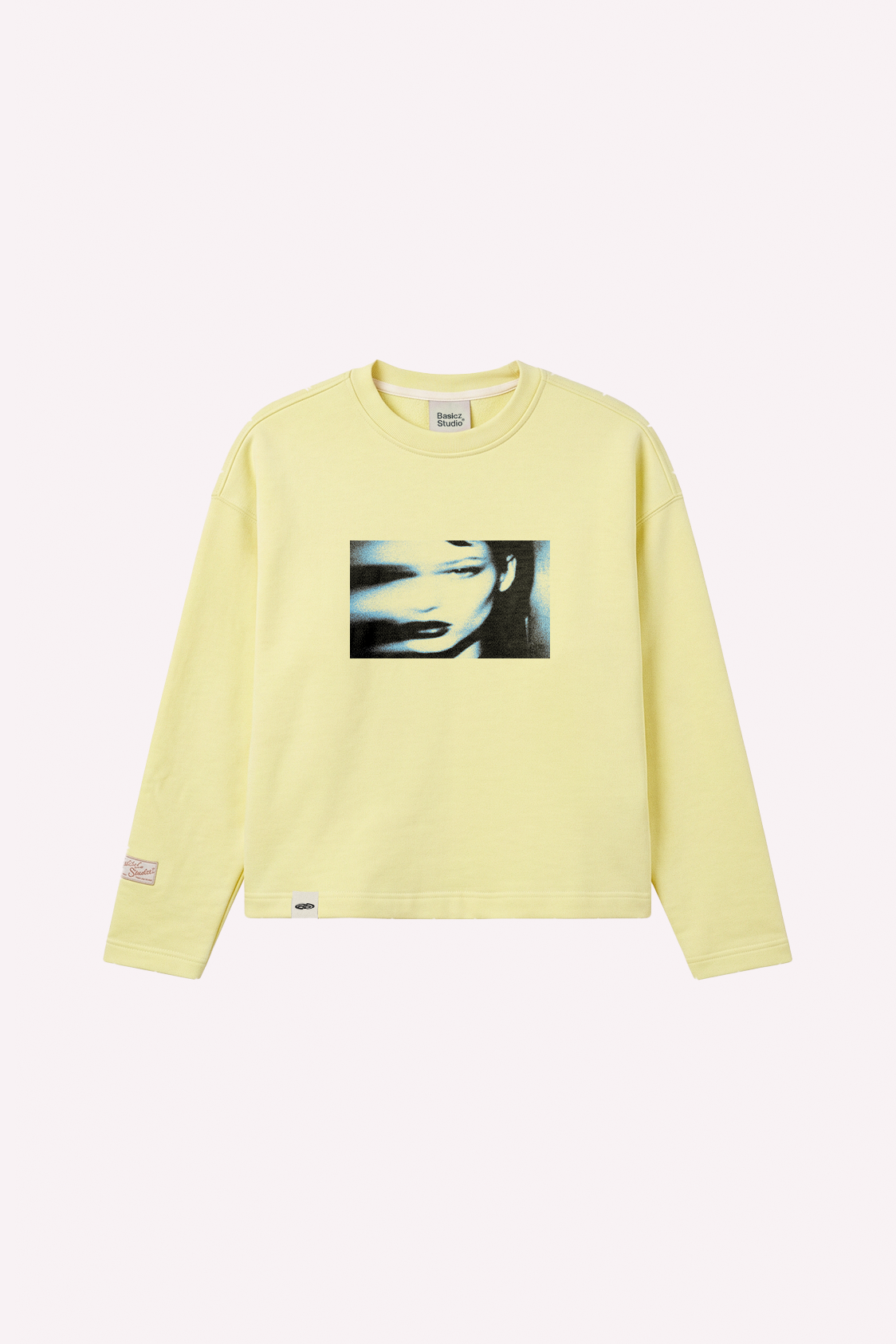 Reverse Crewneck — Honey — frente