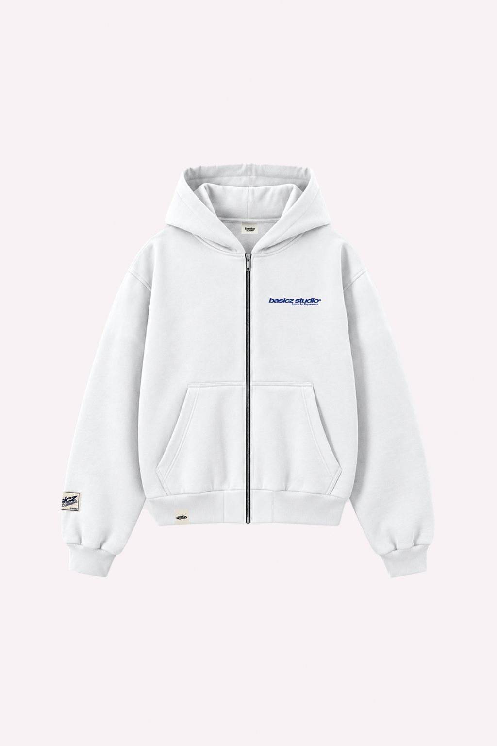 SIGNATURE ZIPPER HOODIE OFF-WHITE