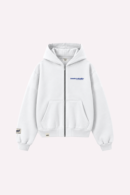 SIGNATURE ZIPPER HOODIE OFF-WHITE