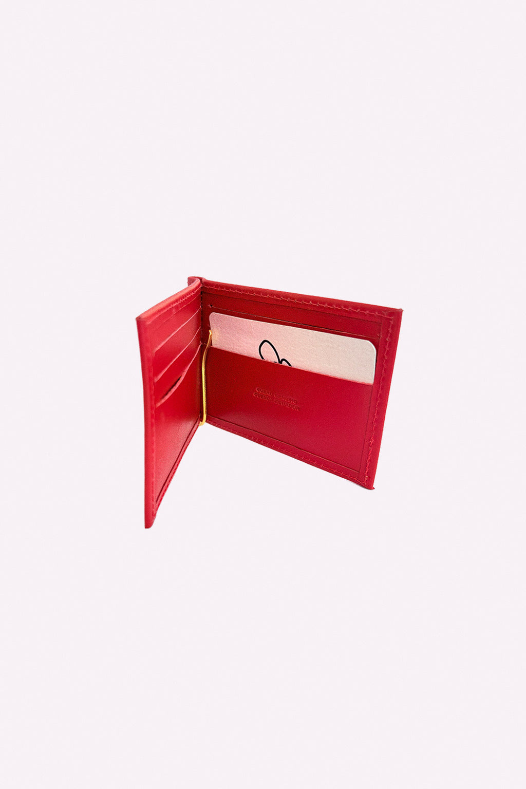 MONEY CLIP WALLET RED