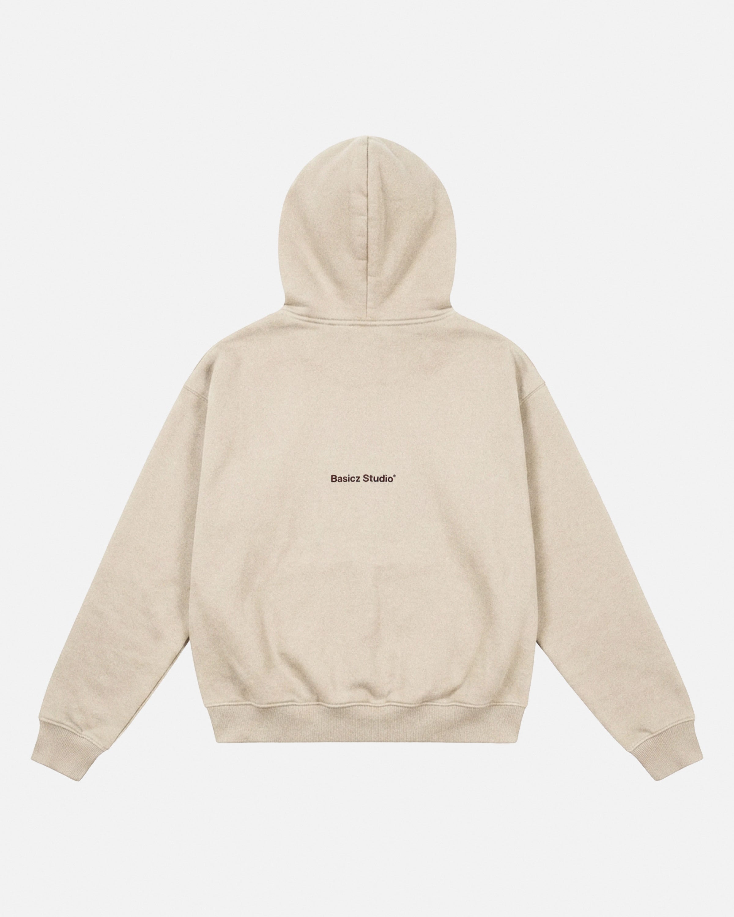 ZIPPER HOODIE OFF WHITE