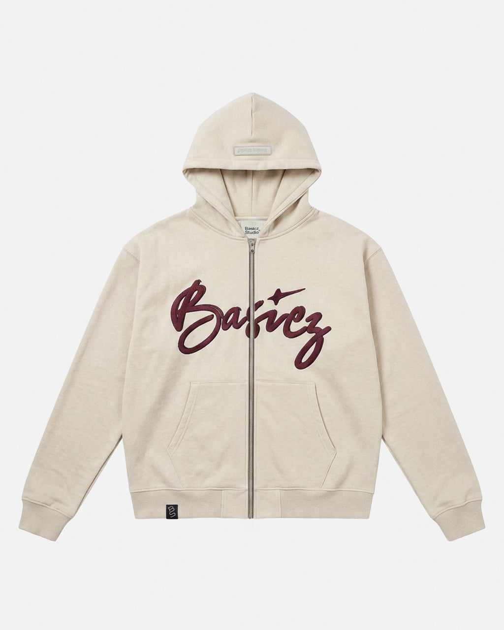 ZIPPER HOODIE OFF WHITE
