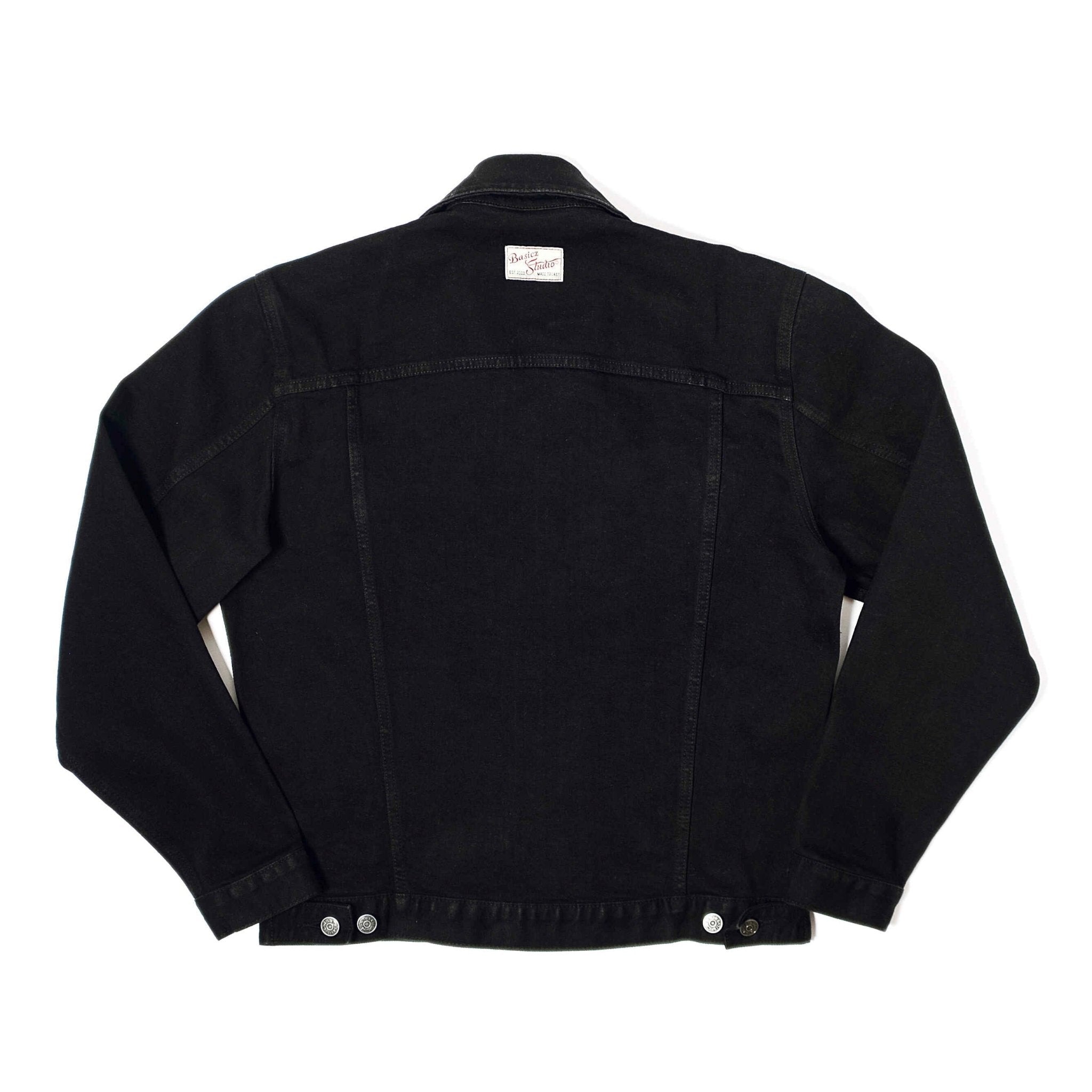 Black Trucker Jacket - Basicz Studio®