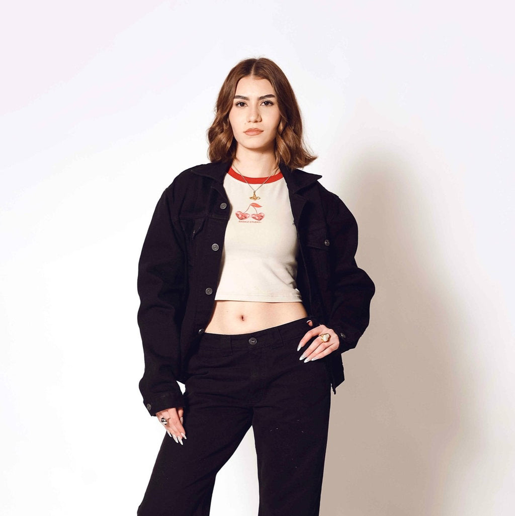 Black Trucker Jacket - Basicz Studio®