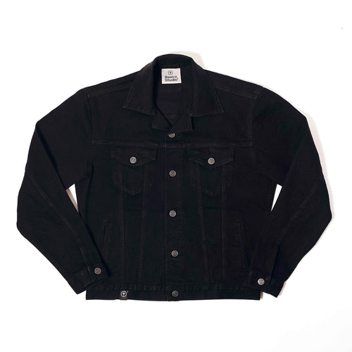 Black Trucker Jacket - Basicz Studio®