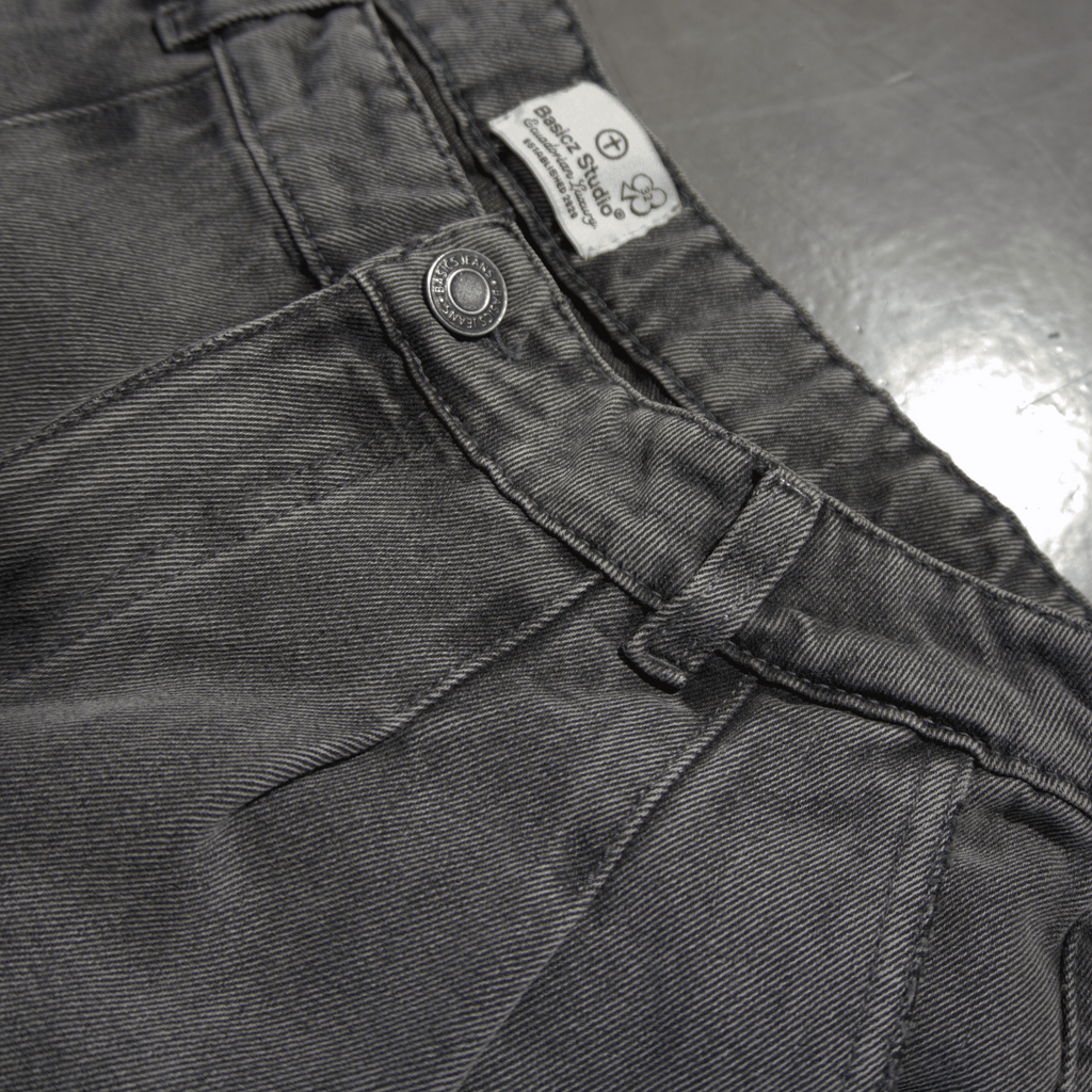 Timeless Gray Washed Baggy Pant