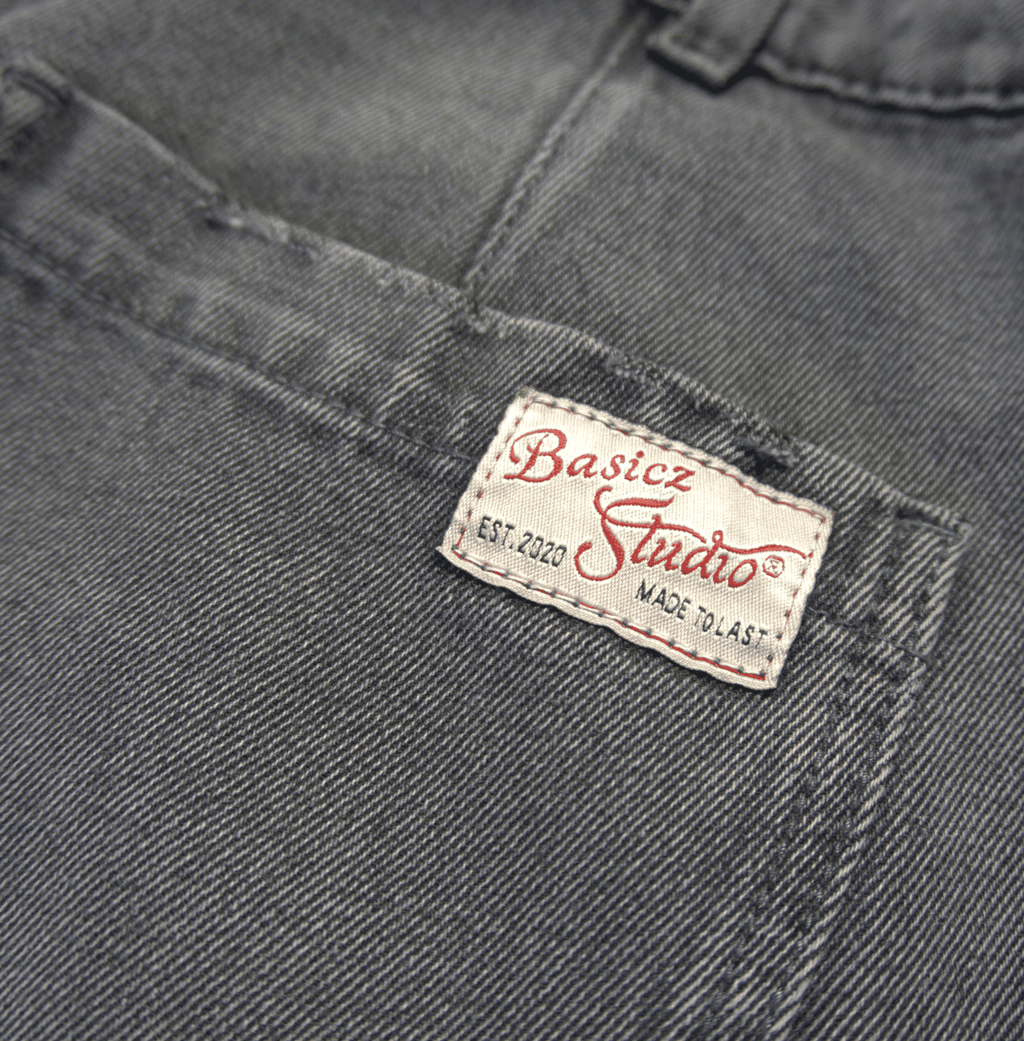 Timeless Gray Washed Baggy Pant