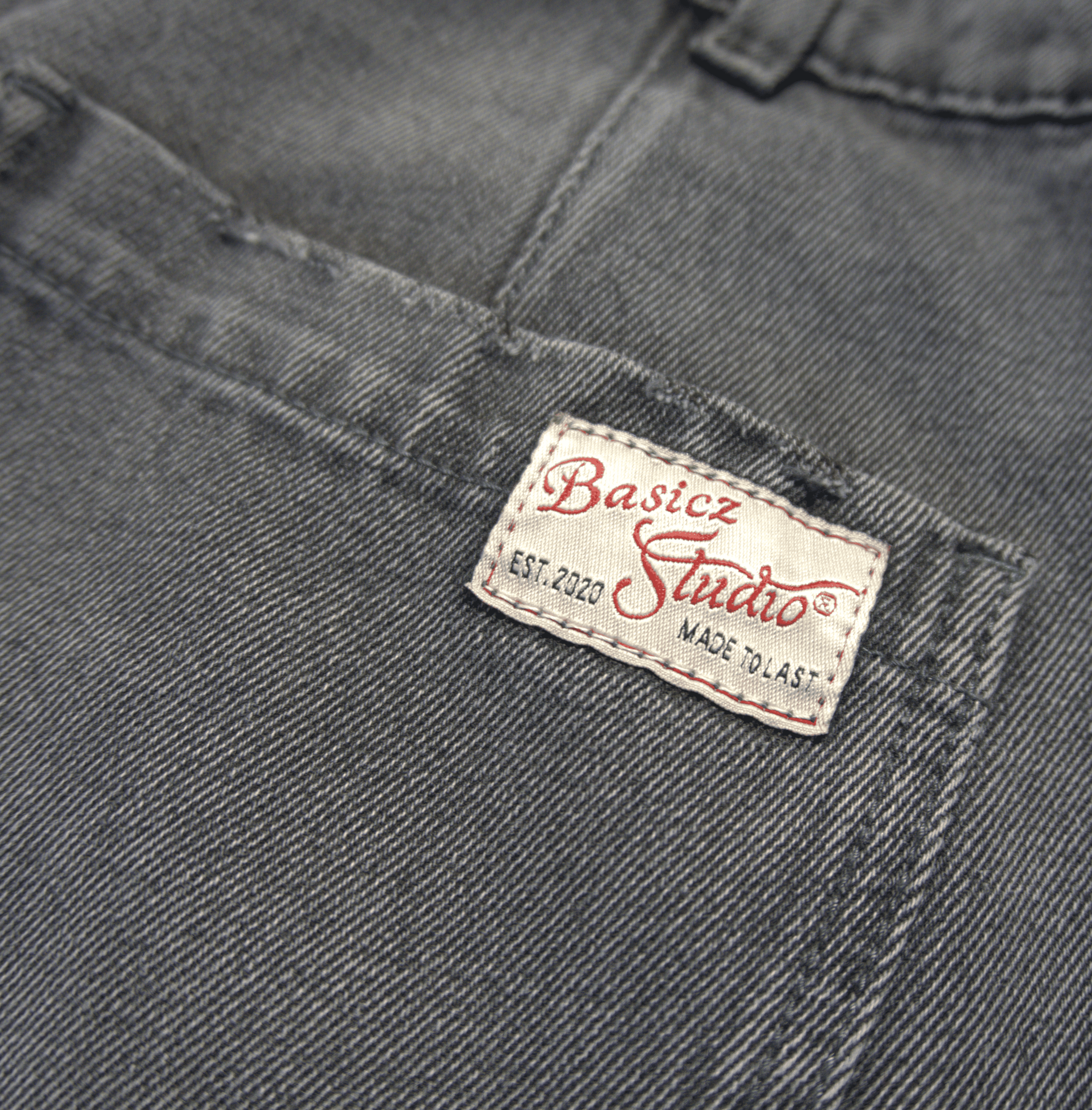 Timeless Gray Washed Baggy Pant