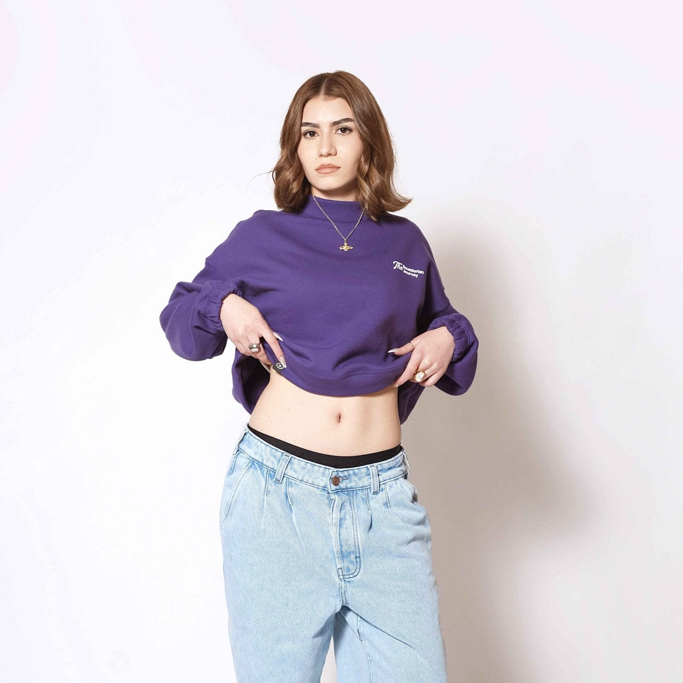 The Standards Purple Crewneck - Basicz Studio®