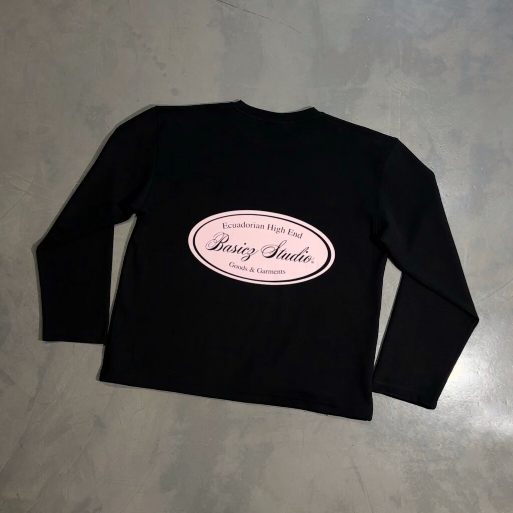 IKIGAI BLACK LONG SLEEVE (PRINT )